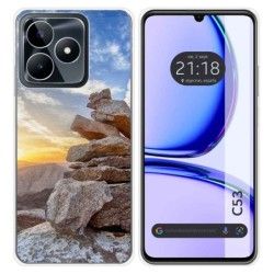 Funda Silicona para Realme C53 diseño Sunset Dibujos
