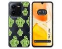 Funda Silicona Transparente para Vivo X80 Lite 5G diseño Cactus Dibujos