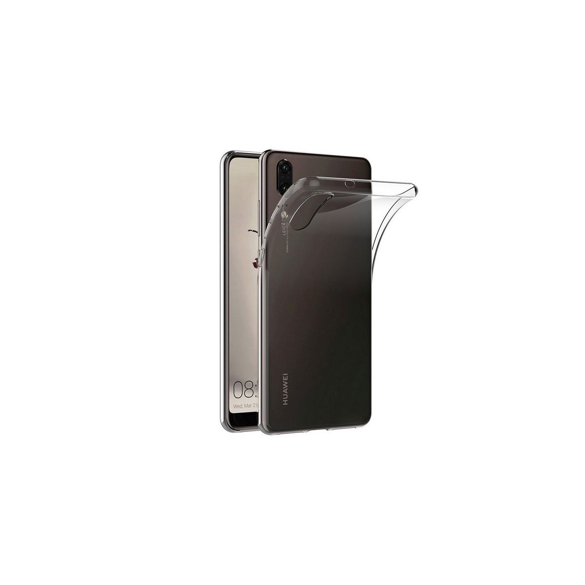 Funda Gel Tpu Fina Ultra-Thin 0,5mm Transparente para Huawei P20