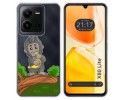 Funda Silicona Transparente para Vivo X80 Lite 5G diseño Mono Dibujos