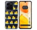 Funda Silicona Transparente para Vivo X80 Lite 5G diseño Pato Dibujos