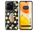 Funda Silicona Transparente para Vivo X80 Lite 5G diseño Piña Dibujos