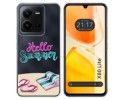 Funda Silicona Transparente para Vivo X80 Lite 5G diseño Summer Dibujos