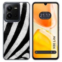 Funda Silicona para Vivo X80 Lite 5G diseño Animal 02 Dibujos