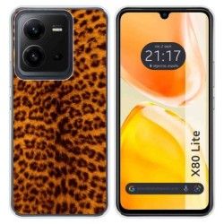 Funda Silicona para Vivo X80 Lite 5G diseño Animal 03 Dibujos
