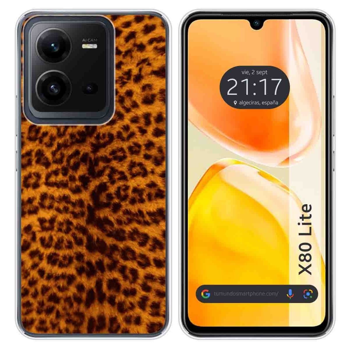 Funda Silicona para Vivo X80 Lite 5G diseño Animal 03 Dibujos