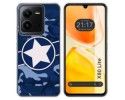 Funda Silicona para Vivo X80 Lite 5G diseño Camuflaje 03 Dibujos