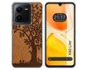 Funda Silicona para Vivo X80 Lite 5G diseño Cuero 03 Dibujos