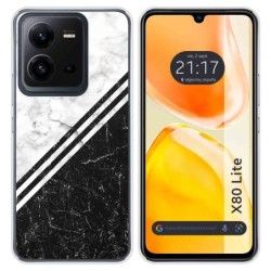 Funda Silicona para Vivo X80 Lite 5G diseño Mármol 01 Dibujos