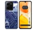 Funda Silicona para Vivo X80 Lite 5G diseño Circuito Dibujos