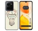 Funda Silicona para Vivo X80 Lite 5G diseño Creativity Dibujos