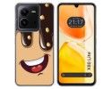 Funda Silicona para Vivo X80 Lite 5G diseño Helado Chocolate Dibujos