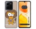 Funda Silicona para Vivo X80 Lite 5G diseño Leon Dibujos