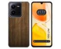 Funda Silicona para Vivo X80 Lite 5G diseño Madera Dibujos