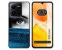 Funda Silicona para Vivo X80 Lite 5G diseño Ojo Dibujos