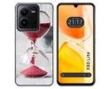 Funda Silicona para Vivo X80 Lite 5G diseño Reloj Dibujos