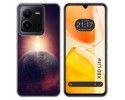 Funda Silicona para Vivo X80 Lite 5G diseño Tierra Dibujos