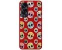 Funda Silicona Líquida Roja para Huawei Honor 90 5G diseño Catrina Dibujos