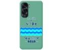 Funda Silicona Líquida Verde para Huawei Honor 90 5G diseño Agua Dibujos