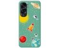 Funda Silicona Líquida Verde para Huawei Honor 90 5G diseño Espacio Dibujos