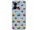 Funda Silicona Líquida Azul para Vivo X80 Lite 5G diseño Catrina Dibujos