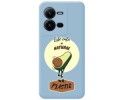 Funda Silicona Líquida Azul para Vivo X80 Lite 5G diseño Culo Natural Dibujos