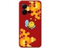 Funda Silicona Líquida Roja para Vivo X80 Lite 5G diseño Abeja Dibujos