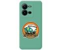 Funda Silicona Líquida Verde para Vivo X80 Lite 5G diseño Adventure Dibujos