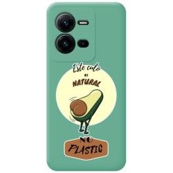 Funda Silicona Líquida Verde para Vivo X80 Lite 5G diseño Culo Natural Dibujos