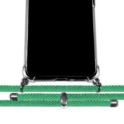 Personaliza tu Funda Colgante Transparente para Oppo A78 4G con Cordon Verde Agua Dibujo Personalizada 2