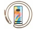 Funda Colgante Transparente para Oppo A78 4G con Cordon Camel