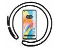 Funda Colgante Transparente para Oppo A78 4G con Cordon Negro