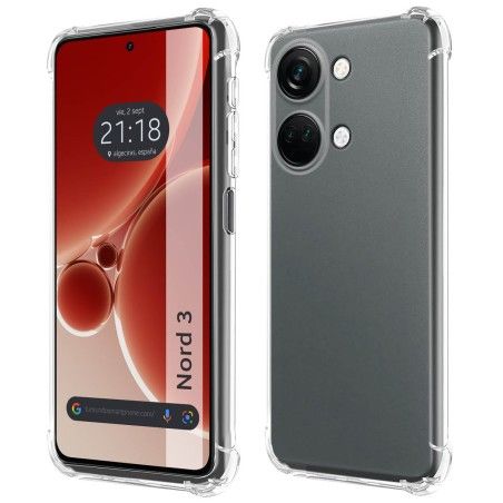 Funda Silicona Antigolpes Transparente para OnePlus Nord 3 5G