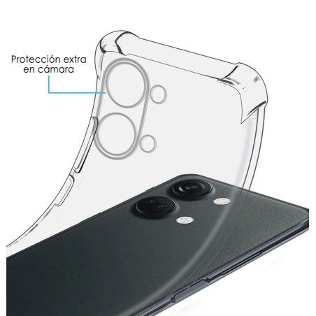 Funda Silicona Antigolpes Transparente para OnePlus Nord 3 5G
