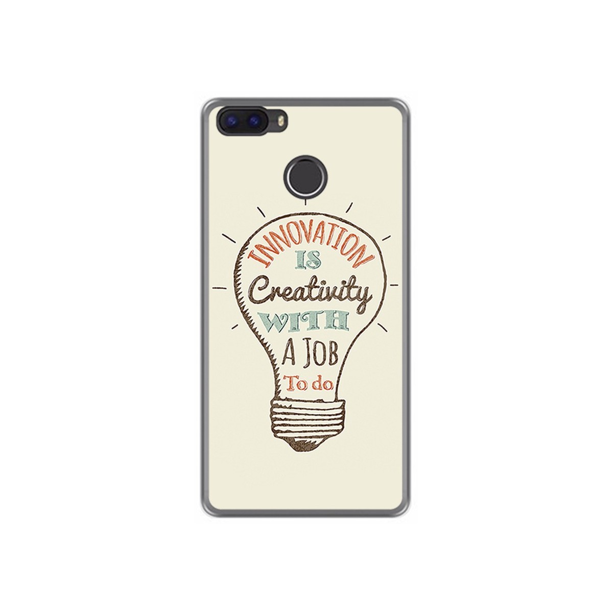 Funda Gel Tpu para Cubot H3 Diseño Creativity Dibujos