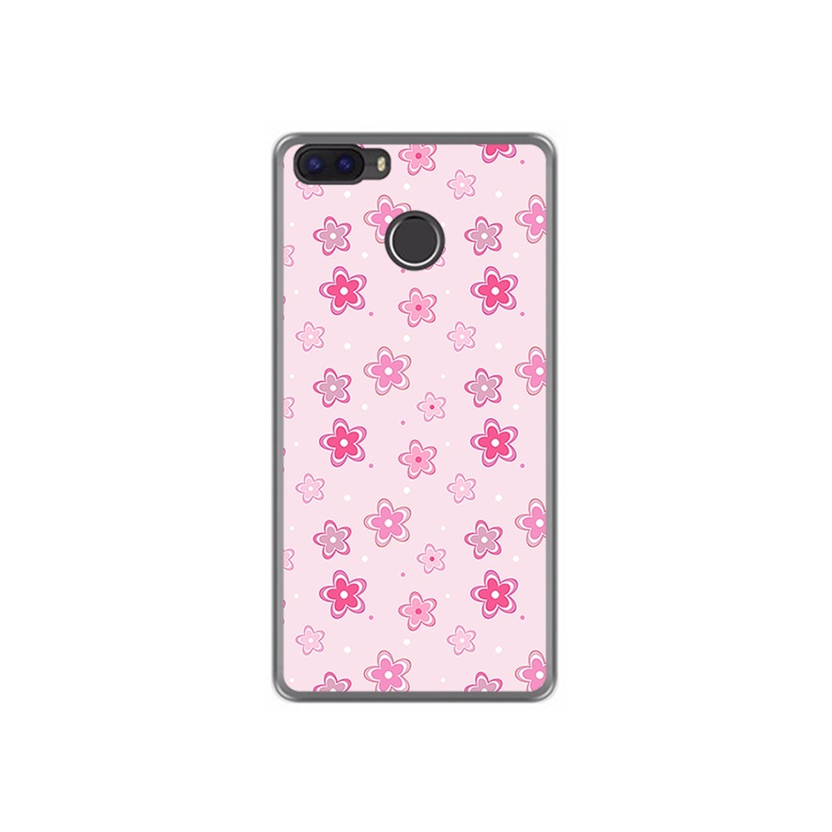 Funda Gel Tpu para Cubot H3 Diseño Flores Dibujos