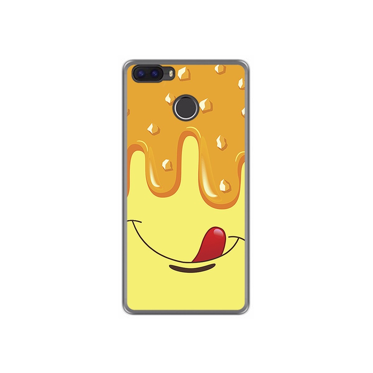 Funda Gel Tpu para Cubot H3 Diseño Helado Vainilla Dibujos