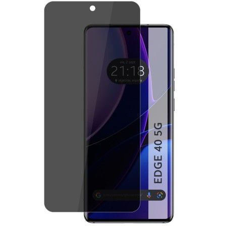 Protector Pantalla Hidrogel Privacidad Antiespías para Motorola Edge 40 5G