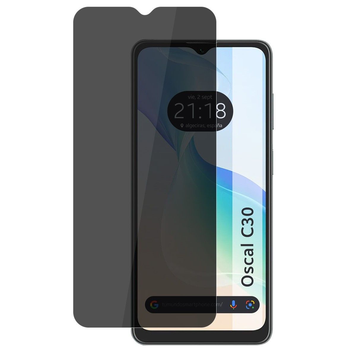 Protector Pantalla Hidrogel Privacidad Antiespías para Blackview Oscal C30 / C30 Pro