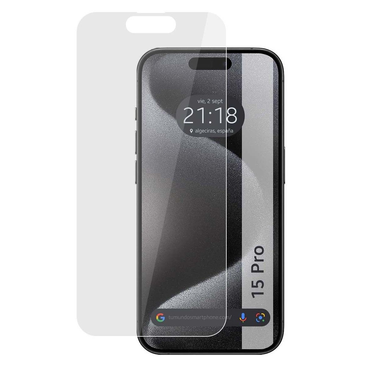 Protector Pantalla Hidrogel Mate Antihuellas para Iphone 15 Pro (6.1)