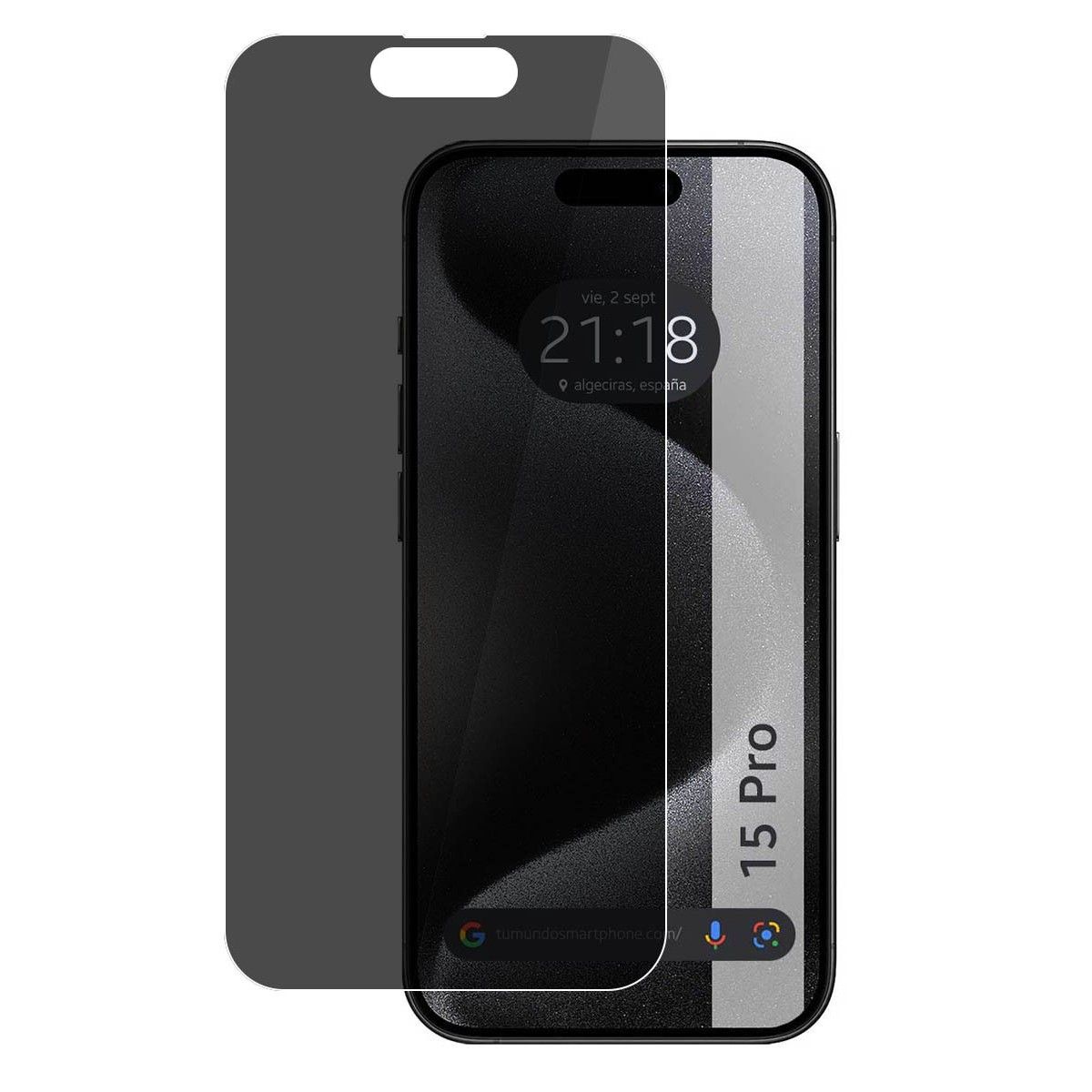 Protector Pantalla Hidrogel Privacidad Antiespías para Iphone 15 Pro (6.1)