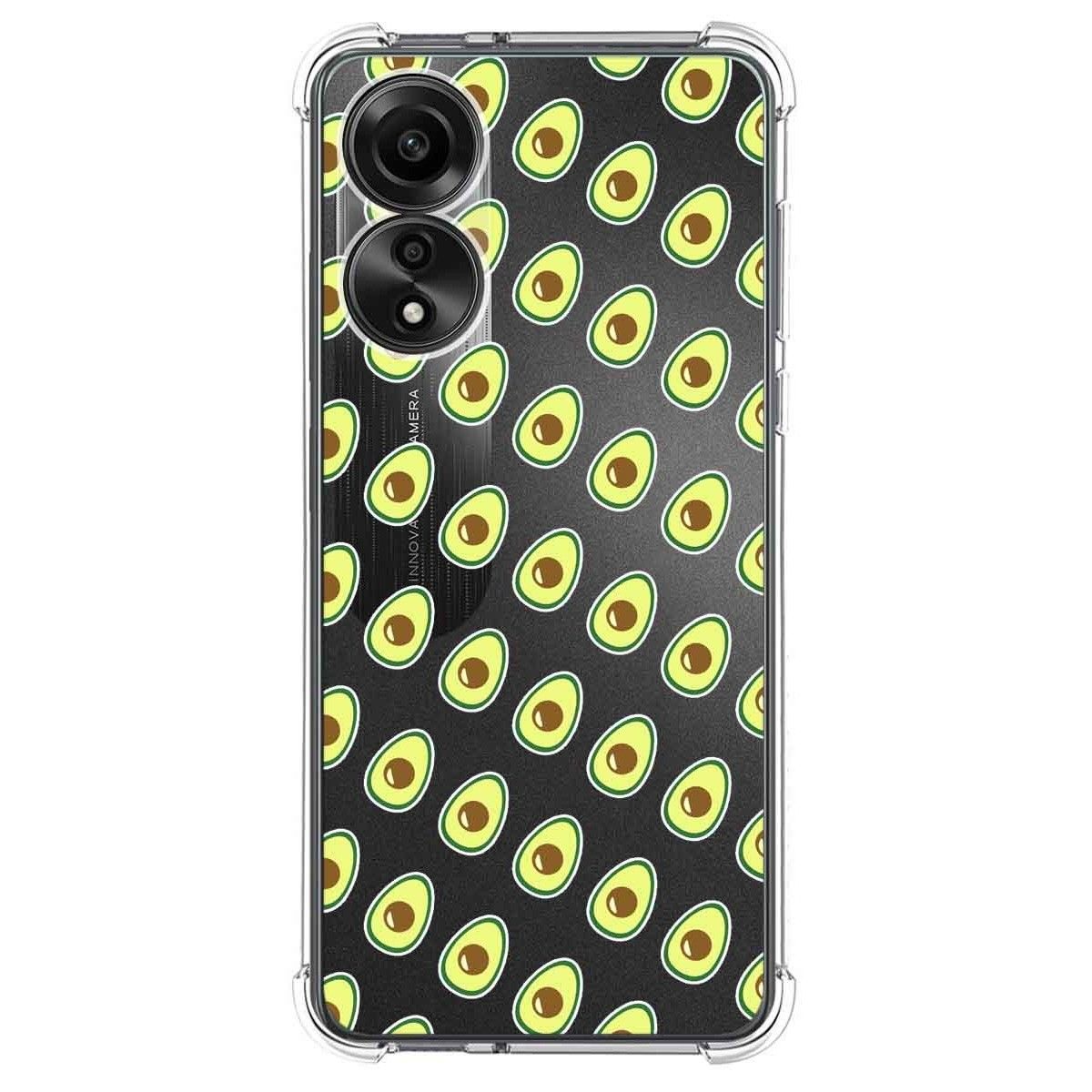 Funda Silicona Antigolpes para Oppo A78 4G diseño Aguacate Dibujos