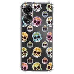Funda Silicona Antigolpes para Oppo A78 4G diseño Catrina Dibujos