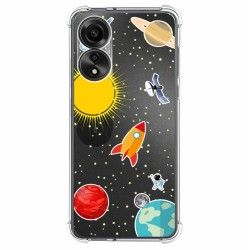 Funda Silicona Antigolpes para Oppo A78 4G diseño Espacio Dibujos