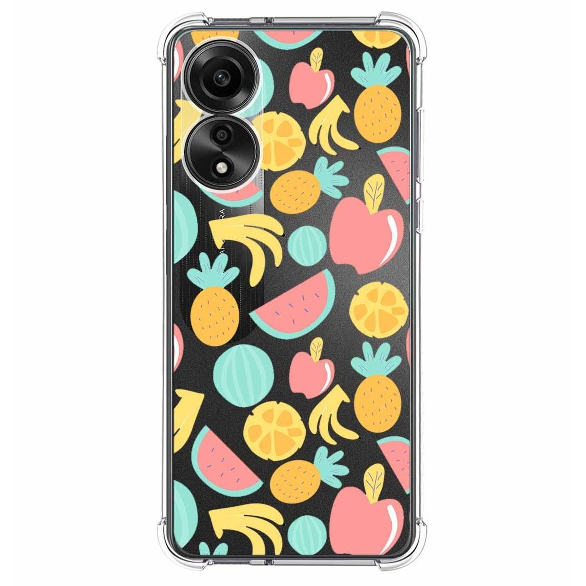 Funda Silicona Antigolpes para Oppo A78 4G diseño Frutas 02 Dibujos