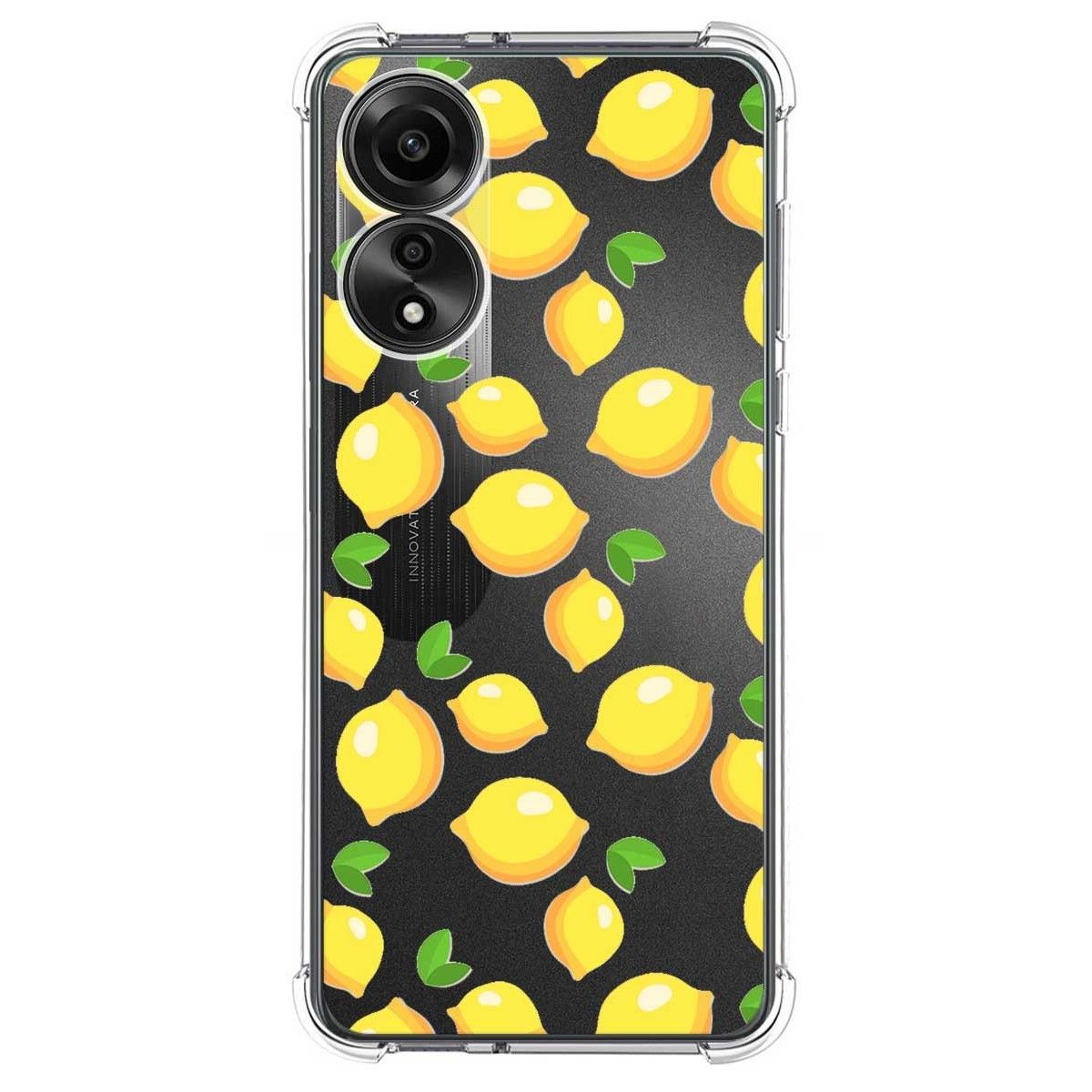 Funda Silicona Antigolpes para Oppo A78 4G diseño Limones Dibujos
