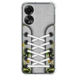 Funda Silicona Antigolpes para Oppo A78 4G diseño Zapatillas 08 Dibujos