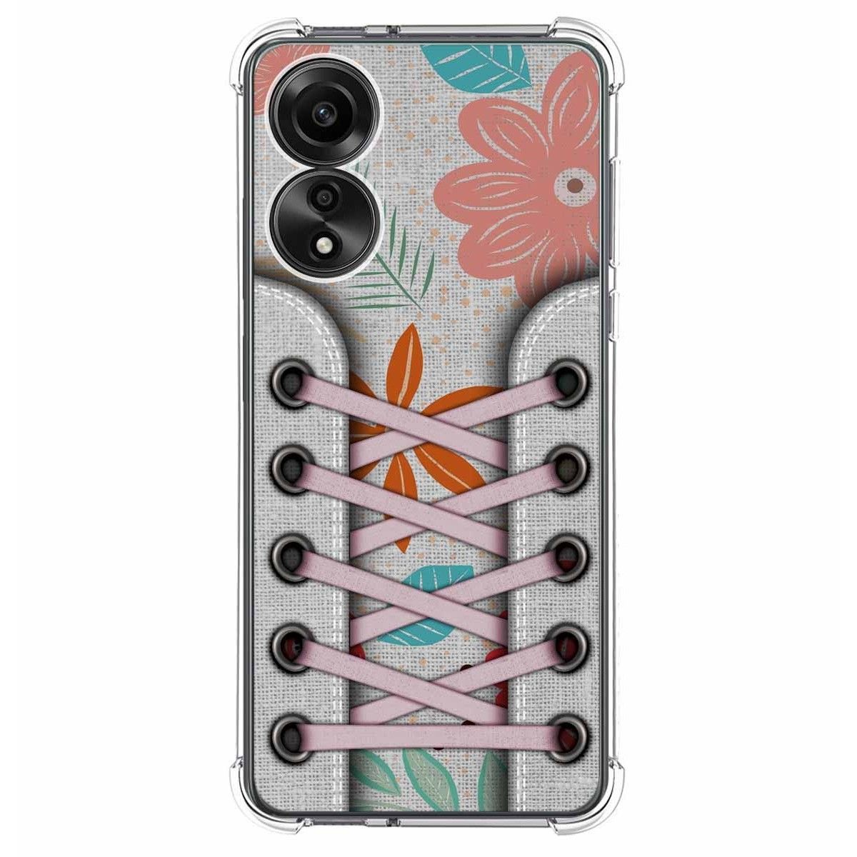Funda Silicona Antigolpes para Oppo A78 4G diseño Zapatillas 09 Dibujos