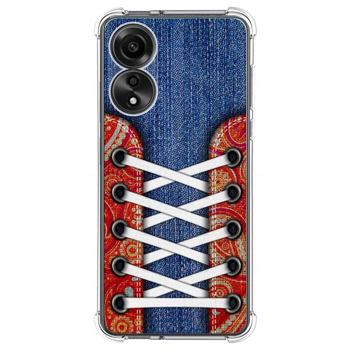 Funda Silicona Antigolpes para Oppo A78 4G diseño Zapatillas 11 Dibujos