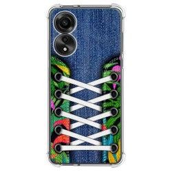 Funda Silicona Antigolpes para Oppo A78 4G diseño Zapatillas 13 Dibujos